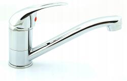 Granitan Konyhai Csaptelep Mosogatóhoz Egyenes Kifolyócső Króm Alfa (ALFA KUCHENNA STOJĄCA)