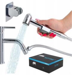 SOTBE Bidé szett zuhany fülhallgató tömlő mosdó csaptelep bidé (Zestaw bidetowy LARK-SF)