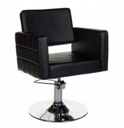 Beauty System fodrászszék, műbőr, fekete (BSBM-6302/006)