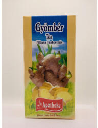 Apotheke gyömbér tea 20x1, 5g 30 g - delfinbuvar