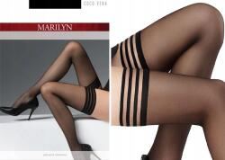 Marilyn Női önhordó harisnya dekoratív pántokkal Coco Vena 3/4
