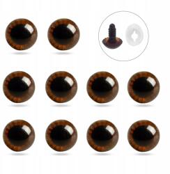 MIXFORM Játék- és babaszemek, műanyag, Siena, 11mm, 10db (13WB31656)