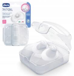 Chicco Szilikon Mellvédő S-m - 2DB - Kényelmes Etetés (8058664070466)