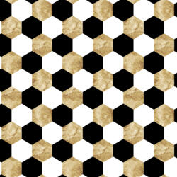 Takoy Țesătură imprimată impermeabilă poliester - TD/NS model geometric hexagon