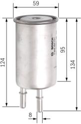 Bosch Üzemanyagszűrő BOSCH F 026 403 771 for VOLVO (F 026 403 771)