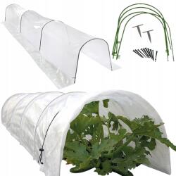 GardenLine Fóliaalagút Mini Kerti Üvegház Növénytermesztés Fólia 1.8 x 6 m (EVA5900)