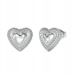 Guess Női ezüst fülbevaló Guess cirkónia szív (JUBE05020JWRHT/U)