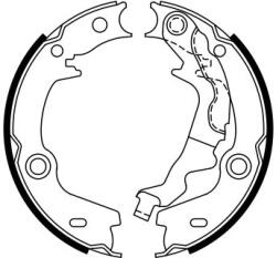 Bosch fékpofakészlet, rögzítőfék BOSCH 0 986 487 761 for HYUNDAI, KIA (0 986 487 761)