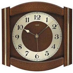 AMS Klasszikus falióra lakozott dió színben