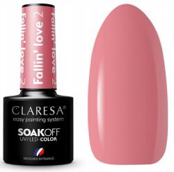 Claresa Hibrid Körömlakk Fallin' Love Kollekció Barackos Rózsaszín (5903819807097)