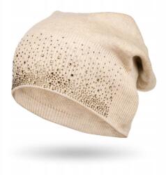 Peterson Kristályokkal díszített sapka bézs Peterson Ptn HAT-01 (PTN HAT-01-7484 BEIG)