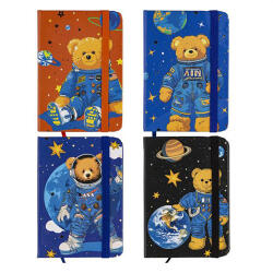 Centrum Jegyzetfüzet Centrum A/7 80 lapos vonalas kemény fedeles asztronauta macis (81140)