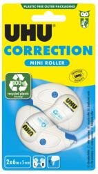UHU GmbH & Co. KG Коригираща лента UHU Mini Roller Blister (2x) 6 м x 5 мм