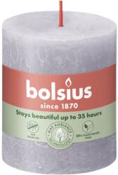 Bolsius Bolsius Polska Sprzedaż sp. z o. o. Цилиндър Bolsius Rustic Shine 68×80 мм - Матирана лавандула (лилаво)