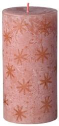 Bolsius Bolsius Polska Sprzedaż sp. z o. o. Свещ Bolsius Rustic Silhouette цилиндър 68x130 мм, кремообразен карамел