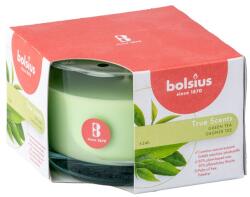 Bolsius Bolsius Polska Sprzedaż sp. z o. o. Ароматна свещ Bolsius Aromatic 2.0 в стъкло, 90x63 мм, Зелен чай