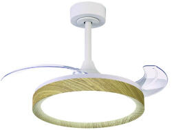Mantra mennyezeti lámpa MISTRAL FAN LED 40W ventilátoros mennyezeti lámpa 25W 8830 LED IP20 faipari Ø43cm mag 45cm (8830)