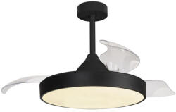 Mantra mennyezeti lámpa ALASKA LED 50W ventilátoros mennyezeti lámpa 30W 8754 LED IP20 fekete Ø50cm mag 48cm (8754)