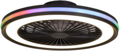 Mantra mennyezeti lámpa GAMER LED 60 W ventilátoros mennyezeti lámpa 26 W 7862 LED IP20 fekete Ø55.6cm mag 14.2cm (7862)