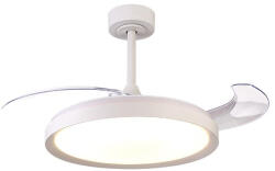 Mantra mennyezeti lámpa MISTRAL FAN LED 50 W ventilátoros mennyezeti lámpa 28 W 8826 LED IP20 fehér Ø50cm mag 45cm (8826)