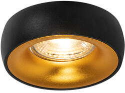 QAZQA Design beépített spotlámpa fekete arany belsővel - Mooning (102830)