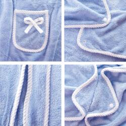  RealG RC-K-1169 Női törölköző, szauna tunika 135 × 80 cm, kék (RC-K-1169)