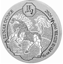 Rwanda Ló 1/12 uncia | Lunar | Rwanda | 2026 | ezüstérme (9408008)