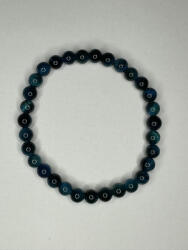  Óceánkék harmónia - rugalmas gyöngyös karkötő (VK69)