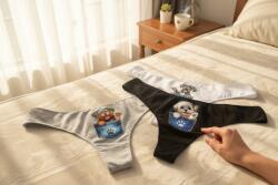 Talpigpamut Egyedi mintás tanga, Egy csomagban 3 db, állat mintás