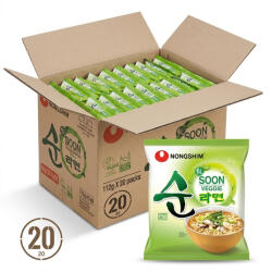 Nongshim 20DB Nongshim Soon Ramyun Tészta Zöldségleves Ízesítéssel 112g