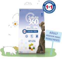 Pet360, Salute 360 Salute Grain Free Hipoallergén Pork & Potato (Sertés & Burgonya) 12kg