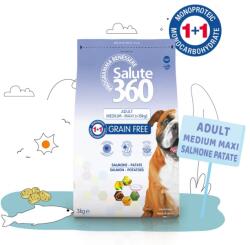 Pet360, Salute 360 Salute Grain Free Hipoallergén Salmon & Potato (Lazac & Burgonya) 3kg