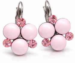 TRIPLA ÓRIÁS TRIPLA kapcsos fülbevaló - 16 mm (pastel rose) (2026030904)