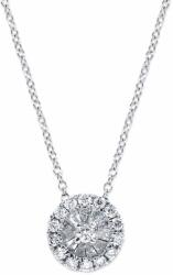 White & Black Ava gyémánt medál láncon - 0, 15 karát (AU14473)