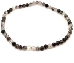 R. M. ékszer Turmalinkvarc fazettált golyó karkötő 3-3, 5mm (059308)
