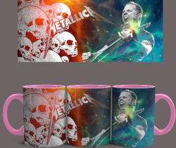  Metallica - James Hetfield bögre (Rózsaszín)