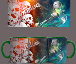  Metallica - James Hetfield bögre (Zöld)