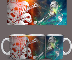  Metallica - James Hetfield bögre (Fehér)