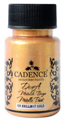  Cadence Dora metal akril festék, fényes arany, 50 ml