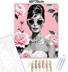  Gyöngysoros pillantás - számfestő készlet - 60×70 cm (Keret nélkül)