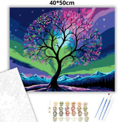  Sarki fény fája - számfestő készlet