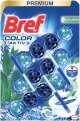 Bref Color Aktiv golyós WC illatosító Eukaliptusz 3x50g