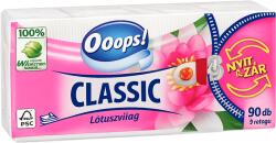 Ooops! ! Classic papírzsebkendő Lótuszvirág - 3 rétegű, 90db