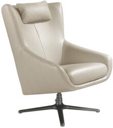 AC Atelier Fotoliu pivotant tapitat cu piele George (AC 5090-A1001-M5652)