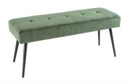 IV Interior Concept Bancheta tapitata design modern Boutique 100cm, verde (A-43318 VC)