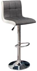 IV Interior Concept Set 2 scaune bar pivotante, tapiterie tesatura structurata Modena gri A-36829 VC (A-36829 VC)