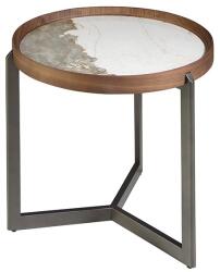 AC Atelier Masuta laterala deosebita design LUX Walnut-Marble (AC 2130-437-B) Masa de cafea