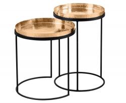 IV Interior Concept Set de 2 masute design industrial Elements (A-42728 VC) Masa de cafea