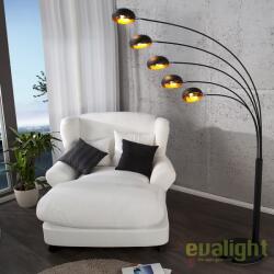 IV Interior Concept Lampadar / Lampa de podea Five Lights negru/ auriu A-22967 VC (A-22967 VC)