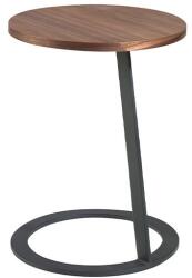 AC Atelier Masuta laterala moderna design LUX Wood and Black, 38cm (AC 2115-MH1613) Masa de cafea